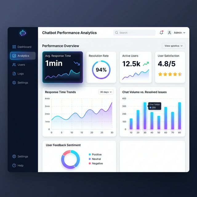 관리자 대시보드 통계 화면