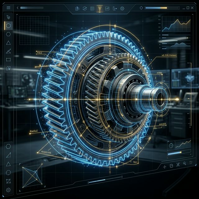 AI CAD 분석 화면