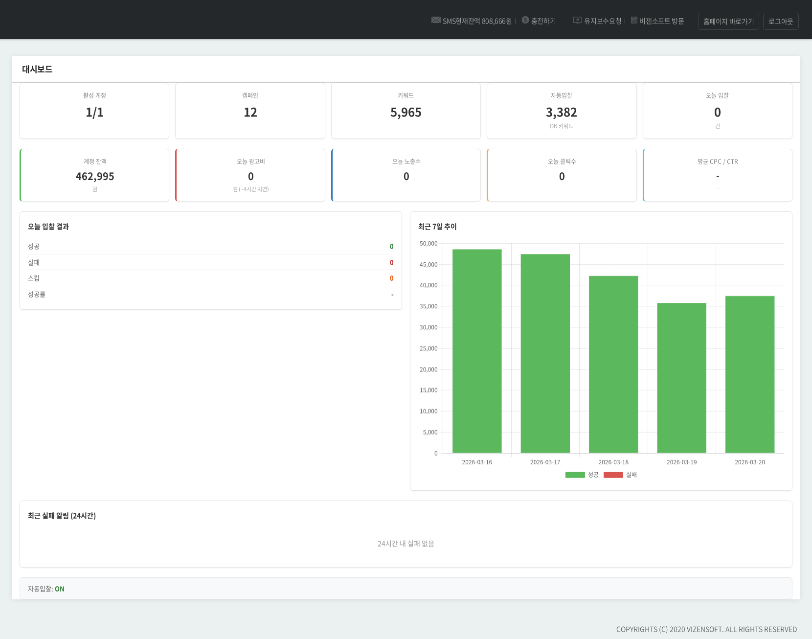 자동 입찰 로그