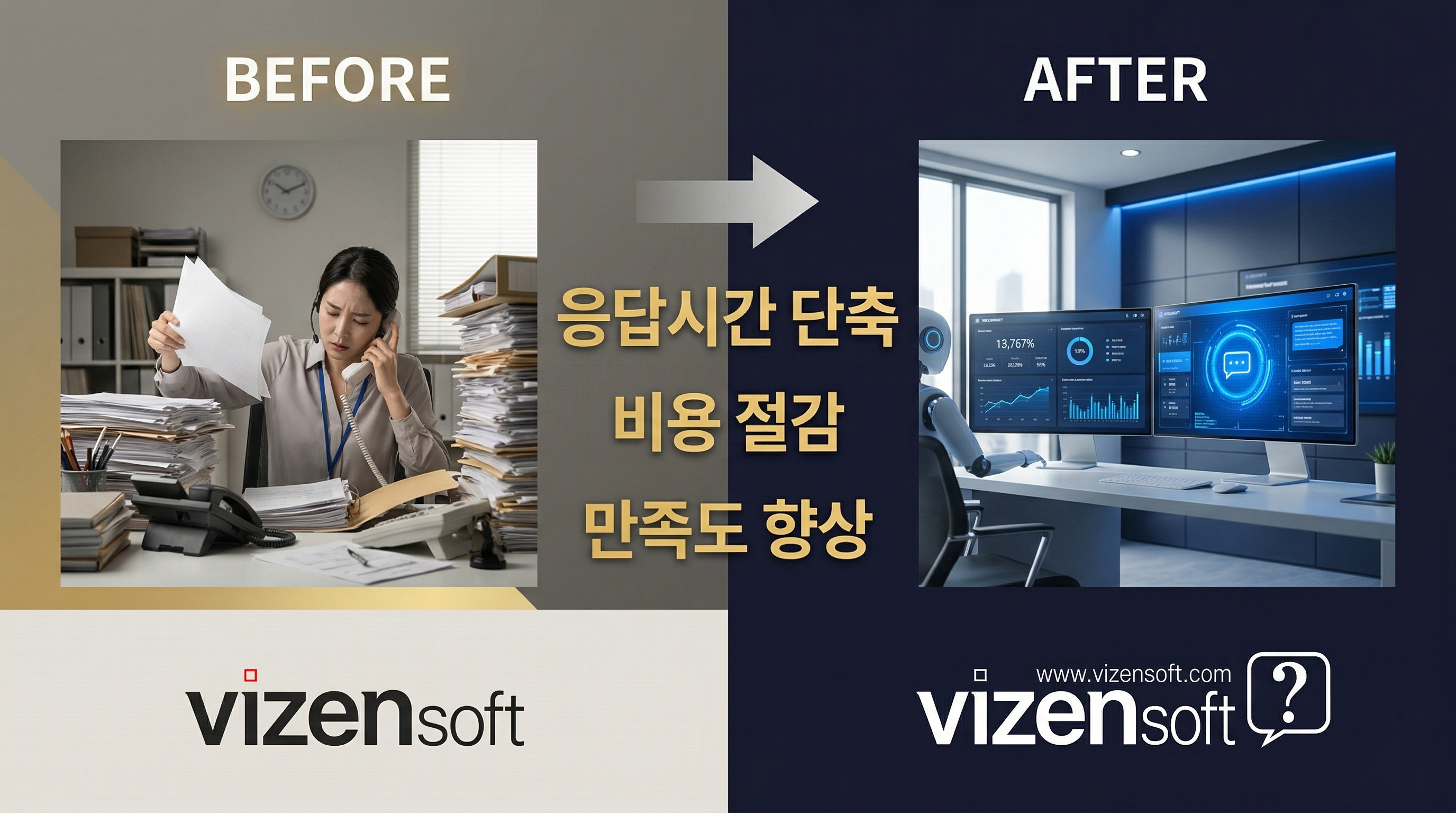 사례 시각화 비포 애프터