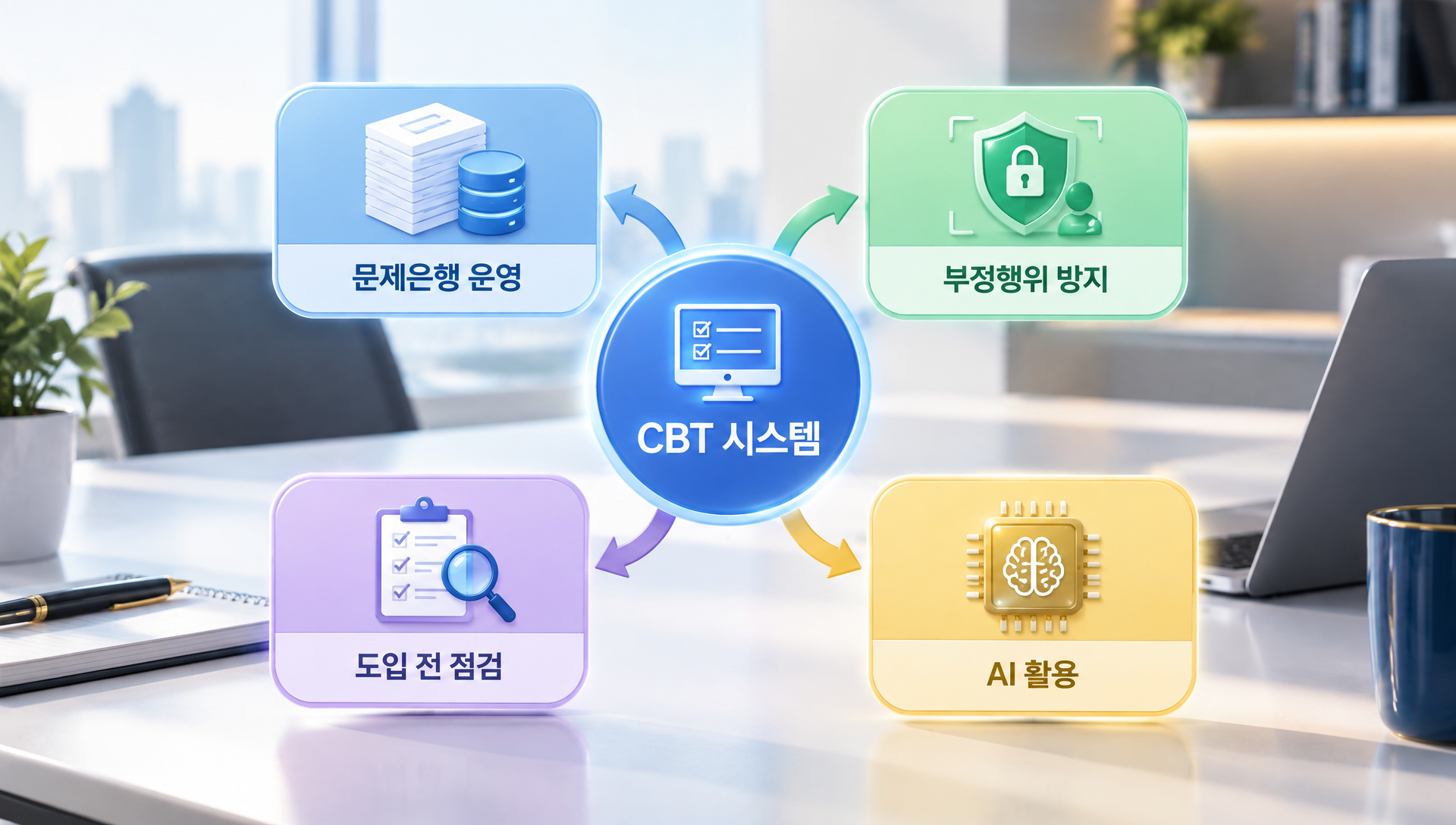 CBT 시스템 한눈에 보기, 문제은행·부정행위 방지·AI 채점까지 도입 전 점검