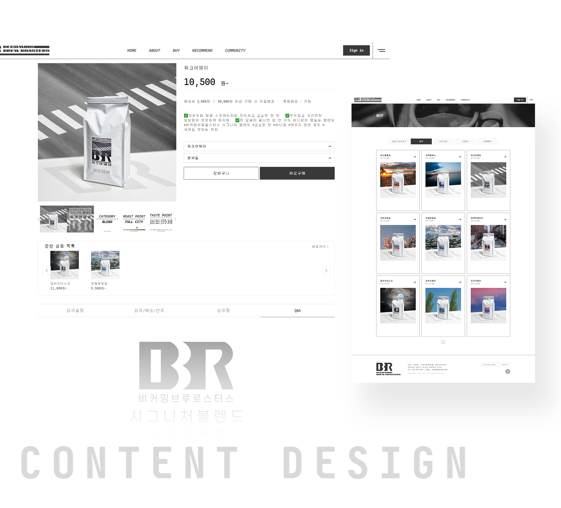 비비알 쇼핑몰사이트제작