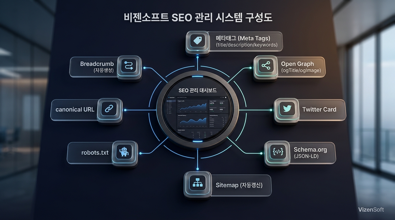 SEO 관리 기능 - Open Graph 및 Breadcrumb 설정