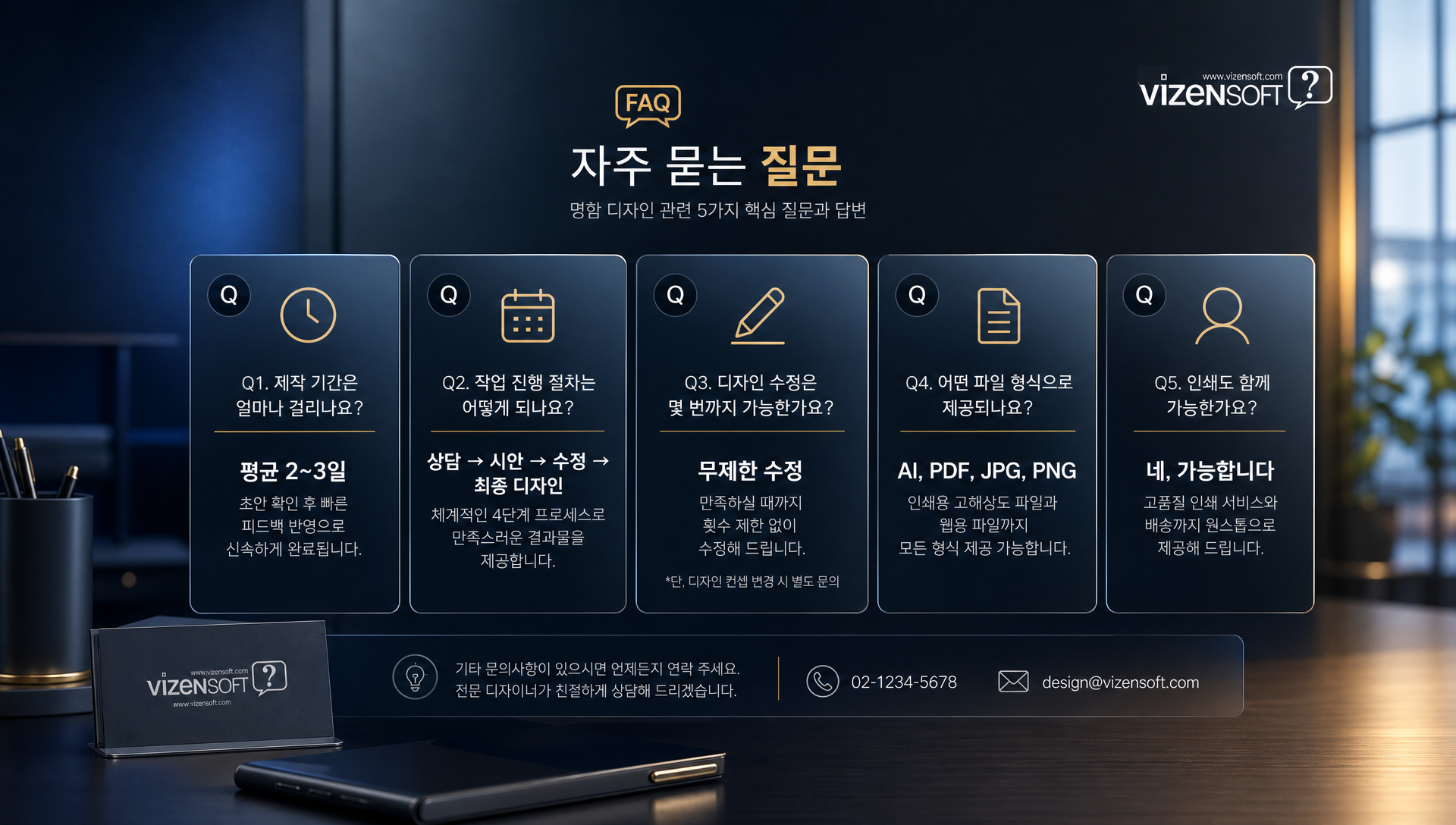 명함 제작 시 디자인부터 인쇄까지 필수 체크리스트 및 파일 세팅 가이드