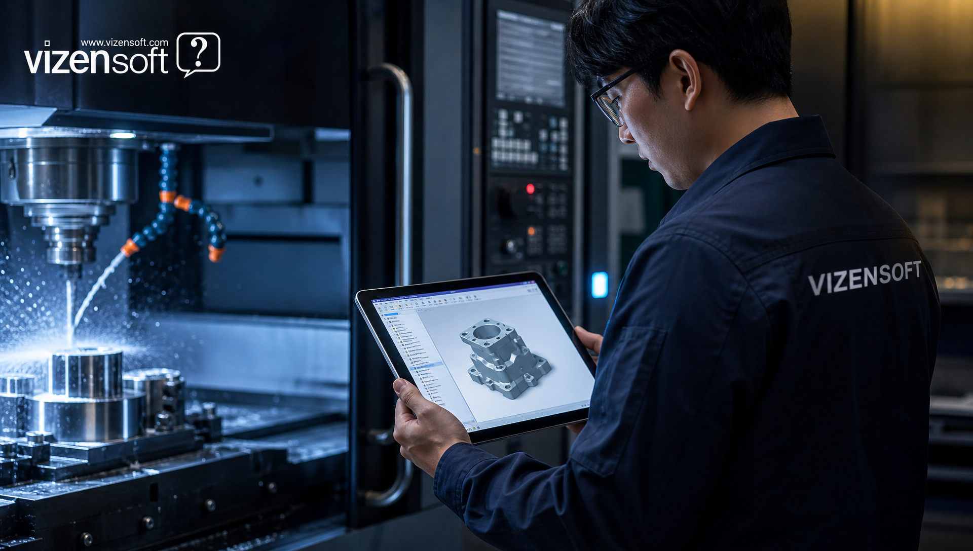 CNC 가공시간 AI 예측 시스템의 개념도와 작동 프로세스 흐름