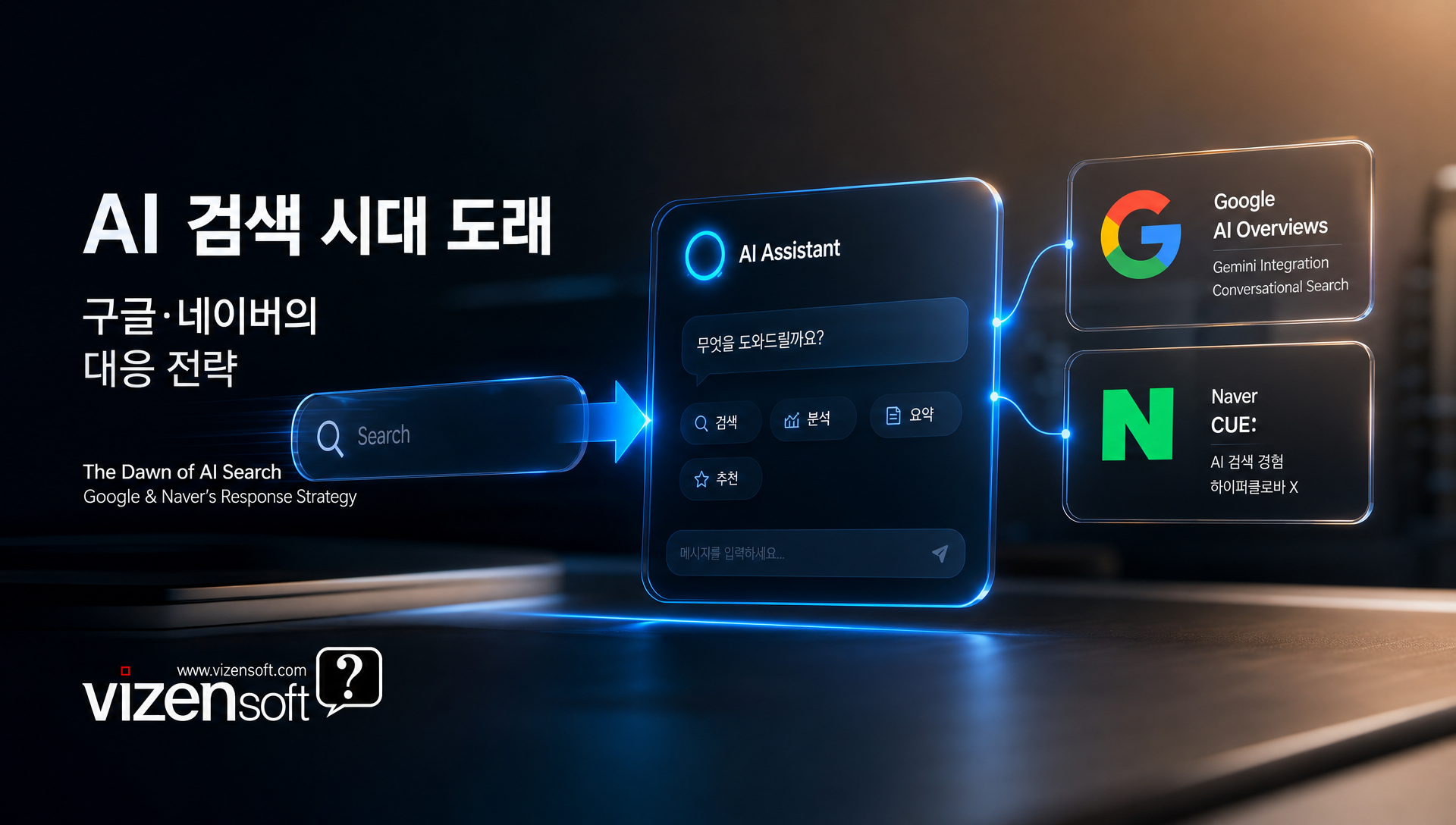 AI 검색 시대 구글과 네이버의 검색 인터페이스 개편 전략 비교