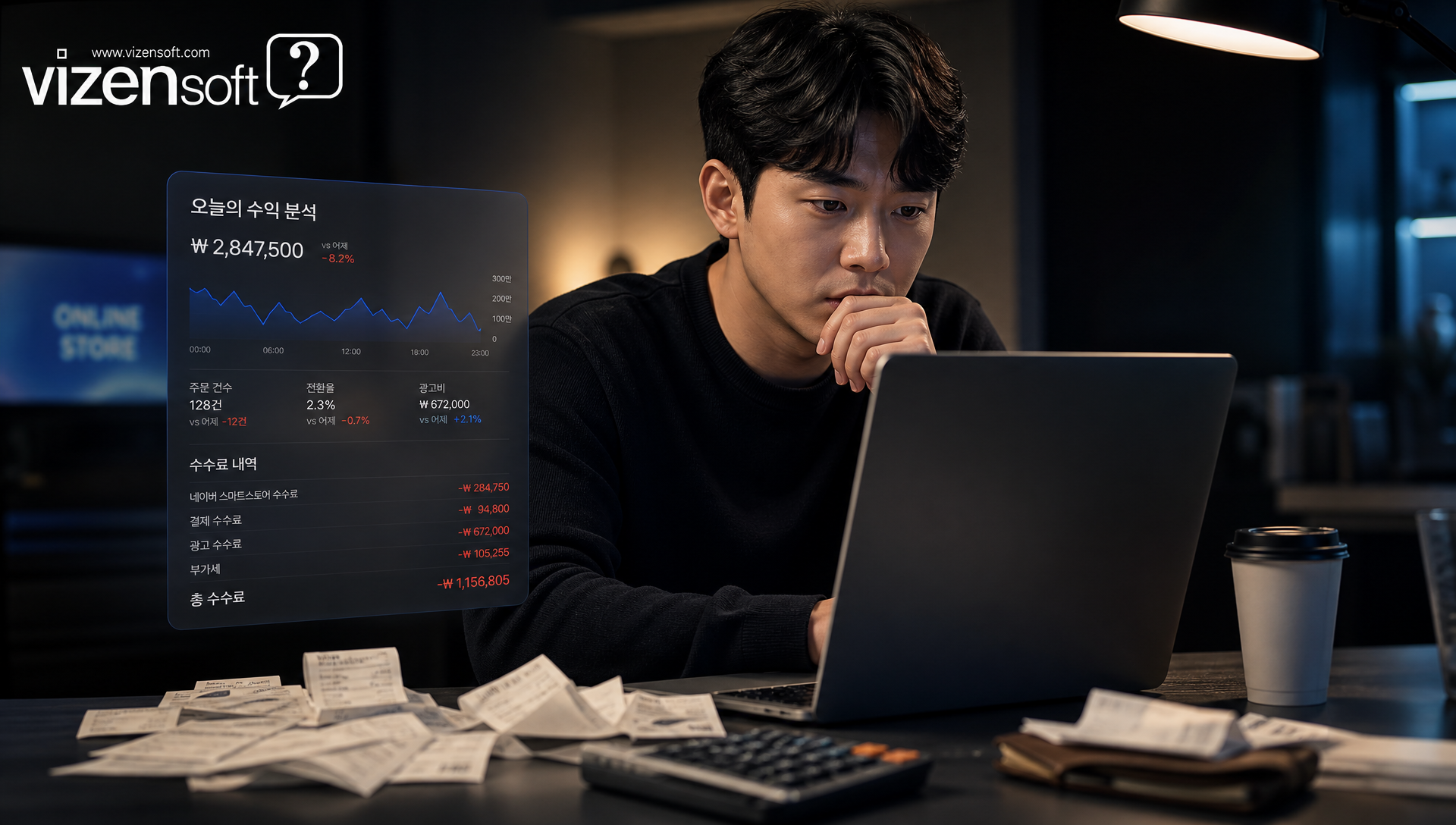 스마트스토어 매출은 높지만 수수료로 남는 돈이 적은 이커머스 사업 구조 비교