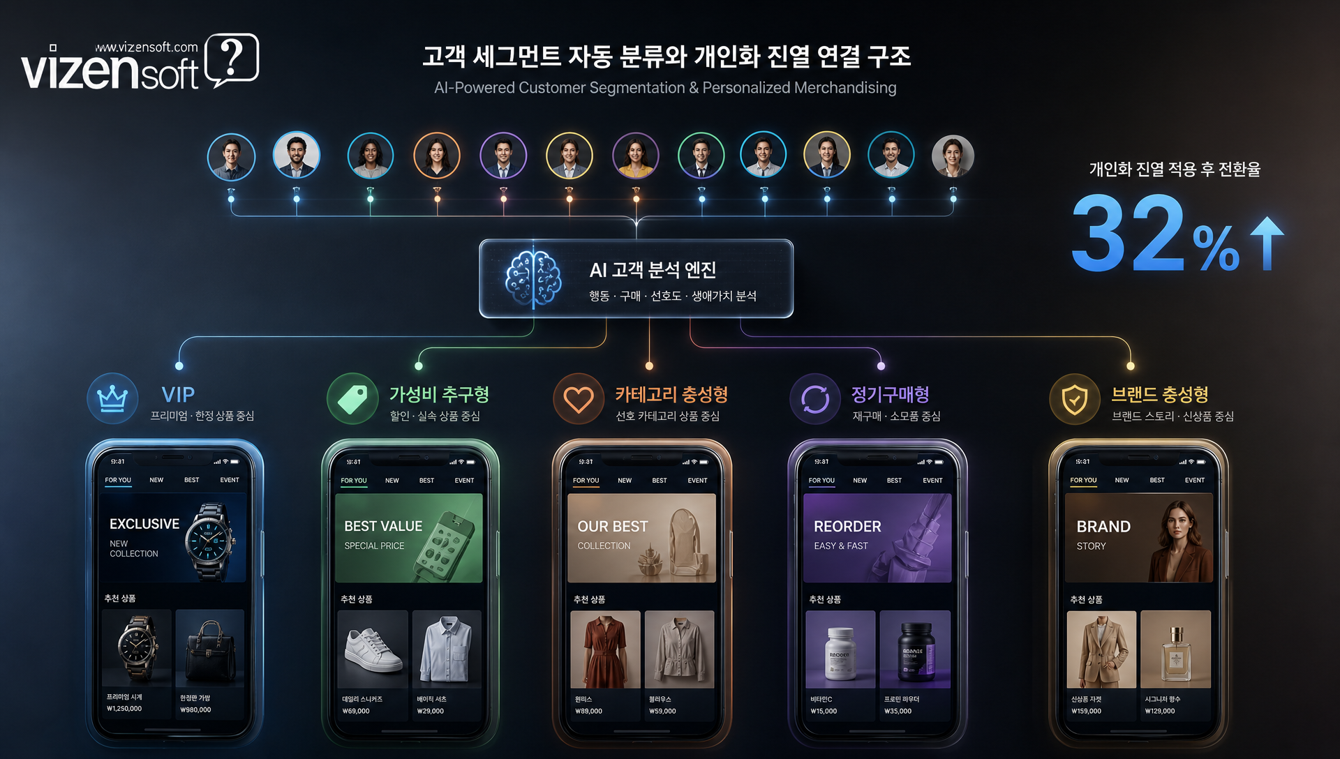 고객 세그먼트 자동분류를 통한 검색결과 개인화와 전환율 극대화 과정