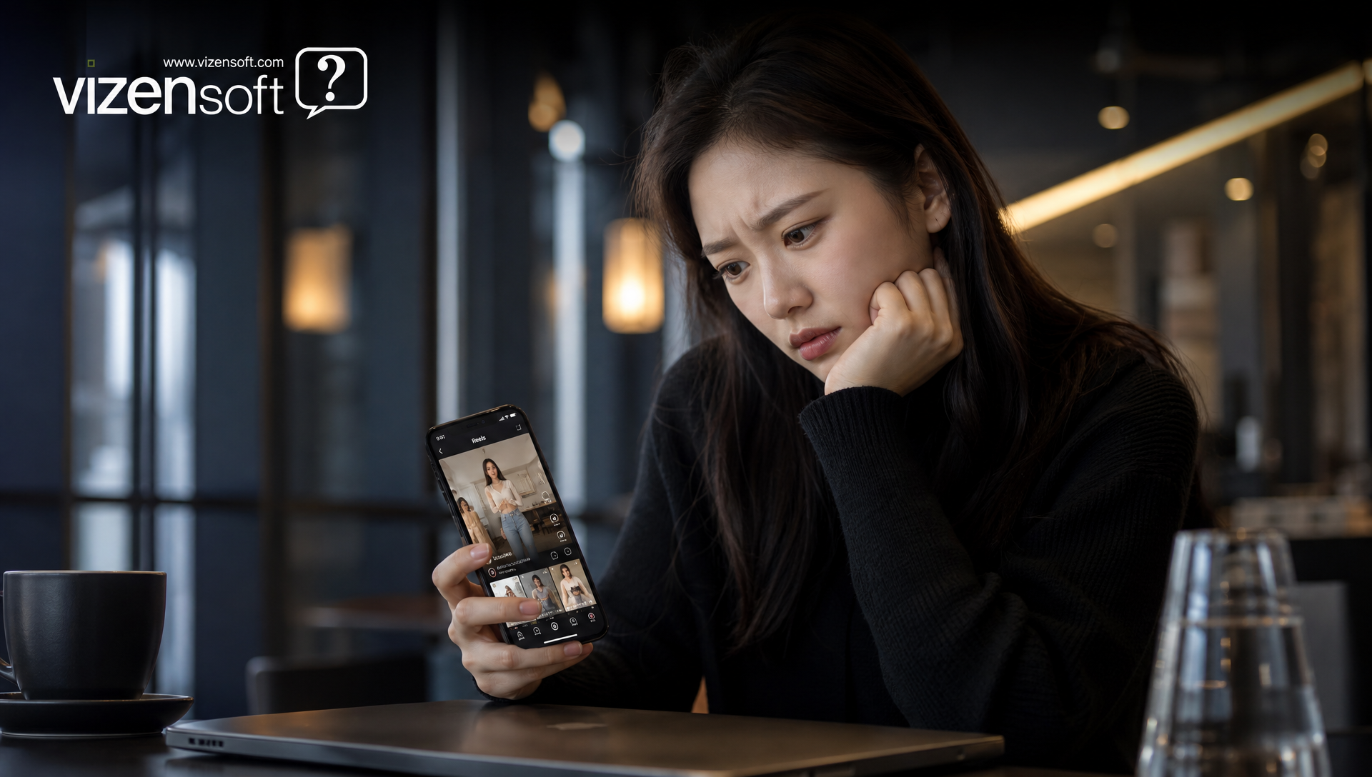 릴스 영상을 보다가 3~7초 내 충동구매 욕구 발생 후 외부 링크 클릭까지의 마찰 단계를 표시한 다이어그램