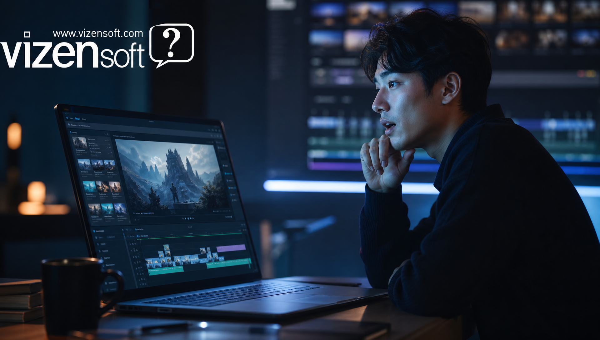 Google Flow 로고와 AI 영상 생성 기술 개념을 나타내는 그래픽