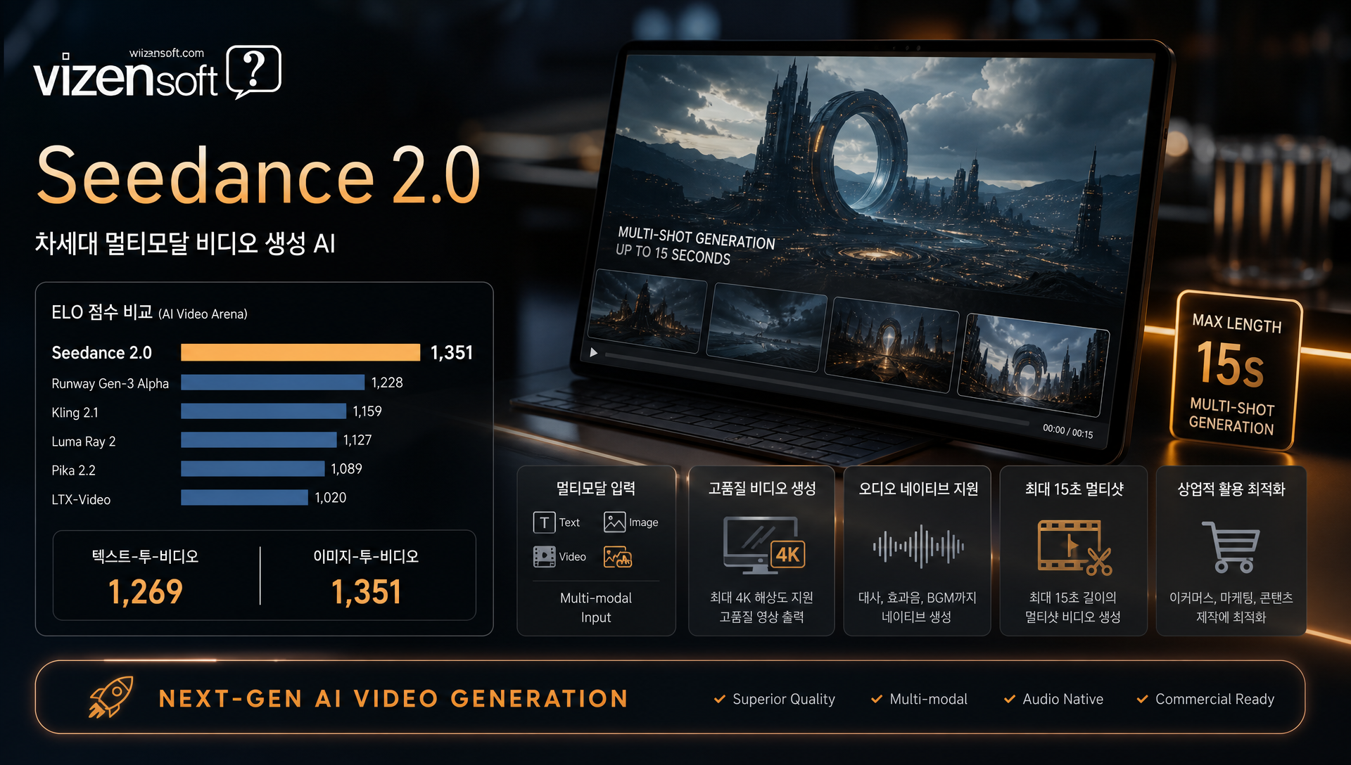 Seedance 2.0 멀티모달 영상 생성 프로세스 시각화