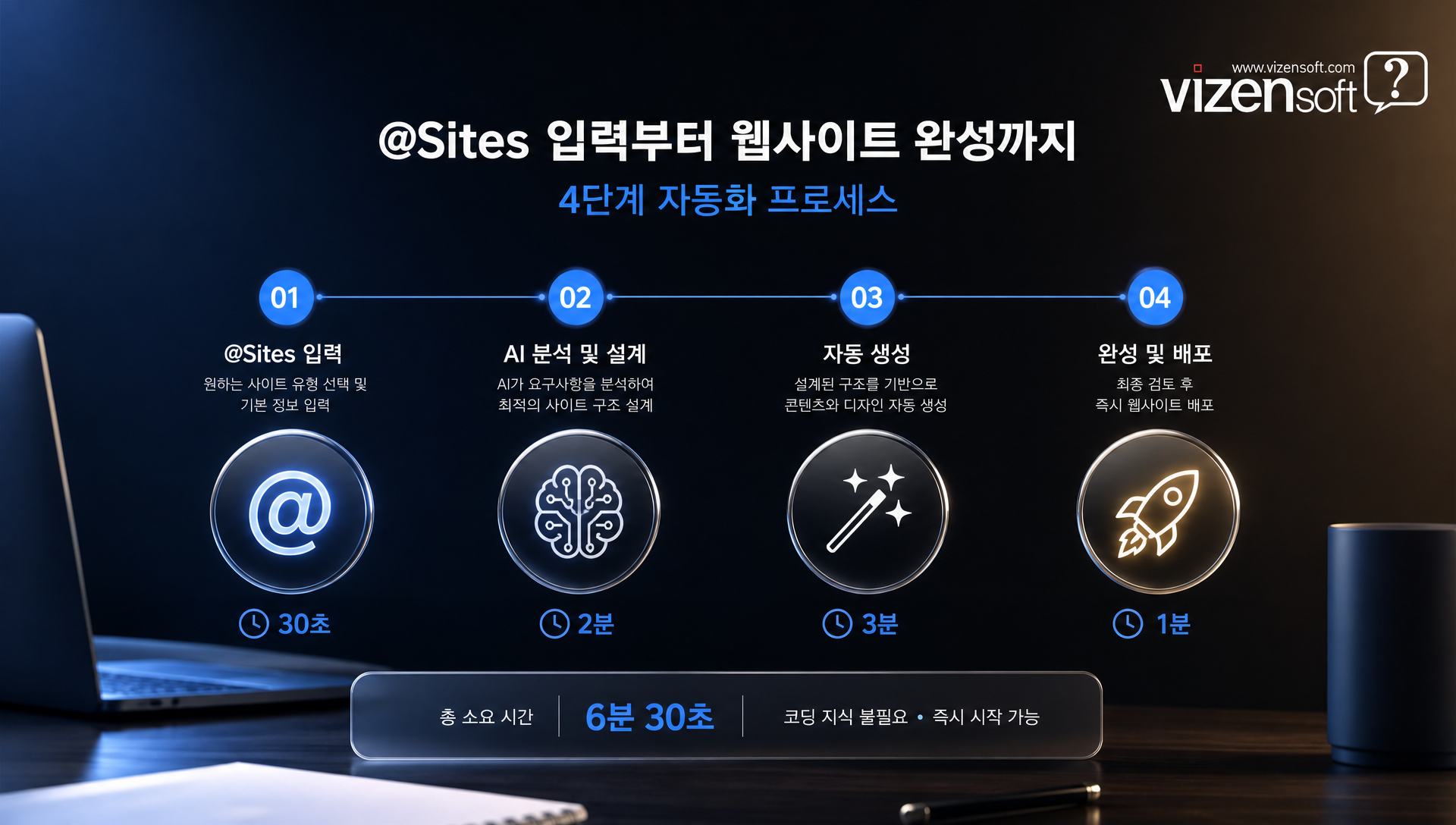 AI가 생성한 인터랙티브 대시보드 예시 화면