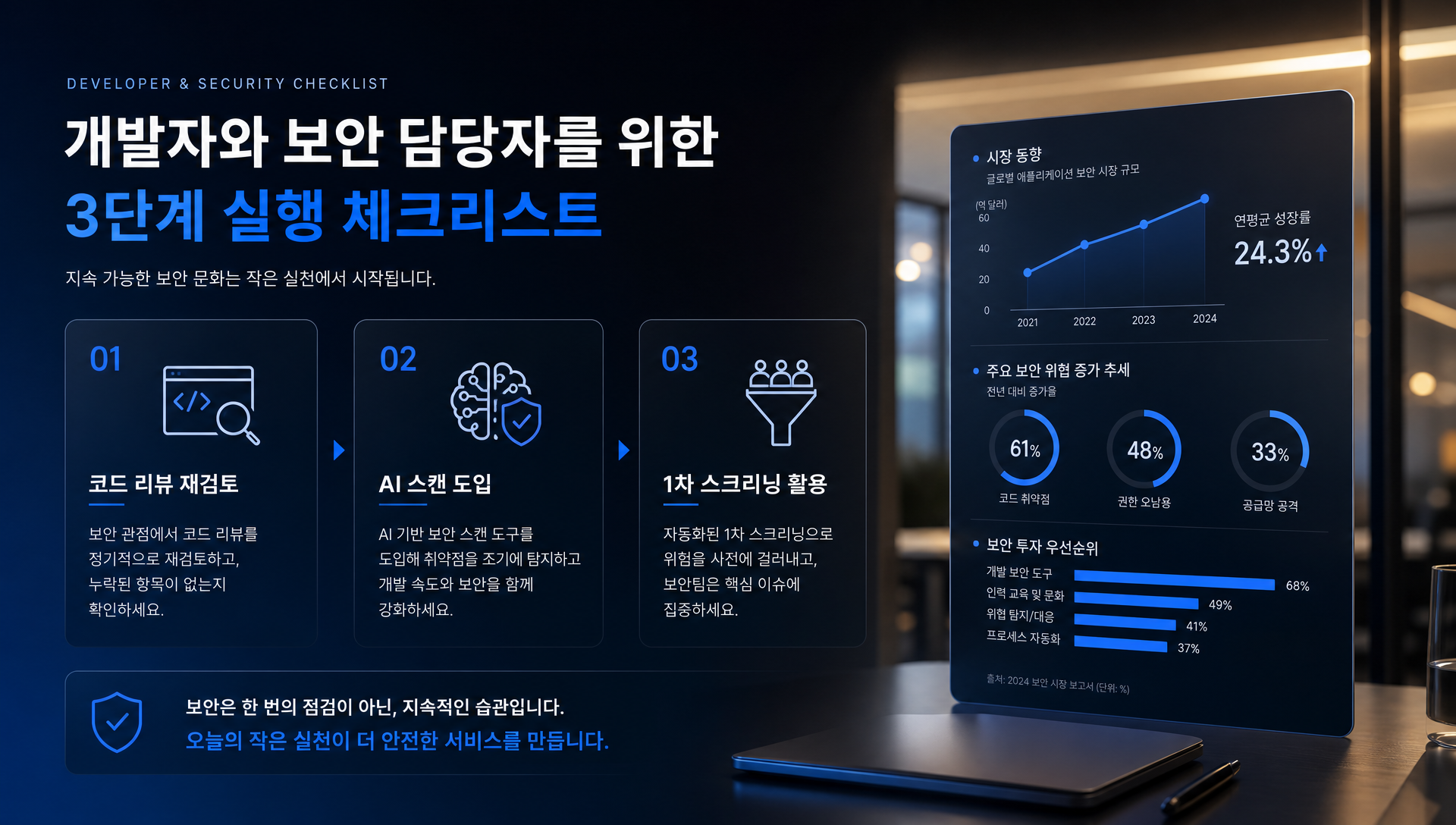 개발자와 보안 담당자를 위한 AI 기반 취약점 대응 체크리스트