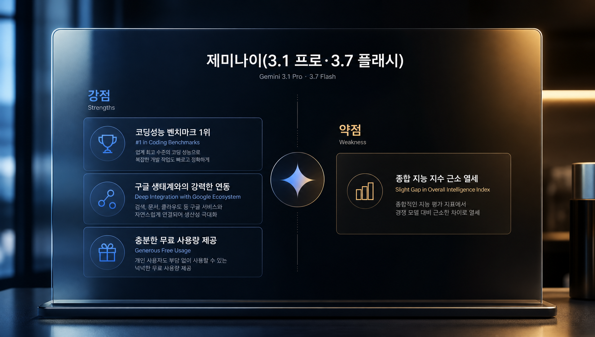 챗GPT 클로드 제미나이 3사 종합 비교표