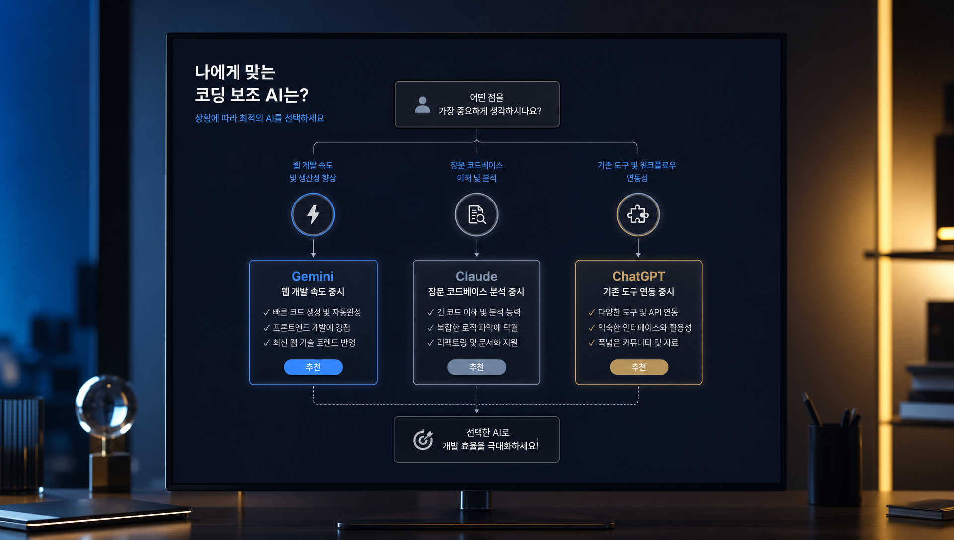 콘텐츠 제작자 장문 작업용 AI 비교