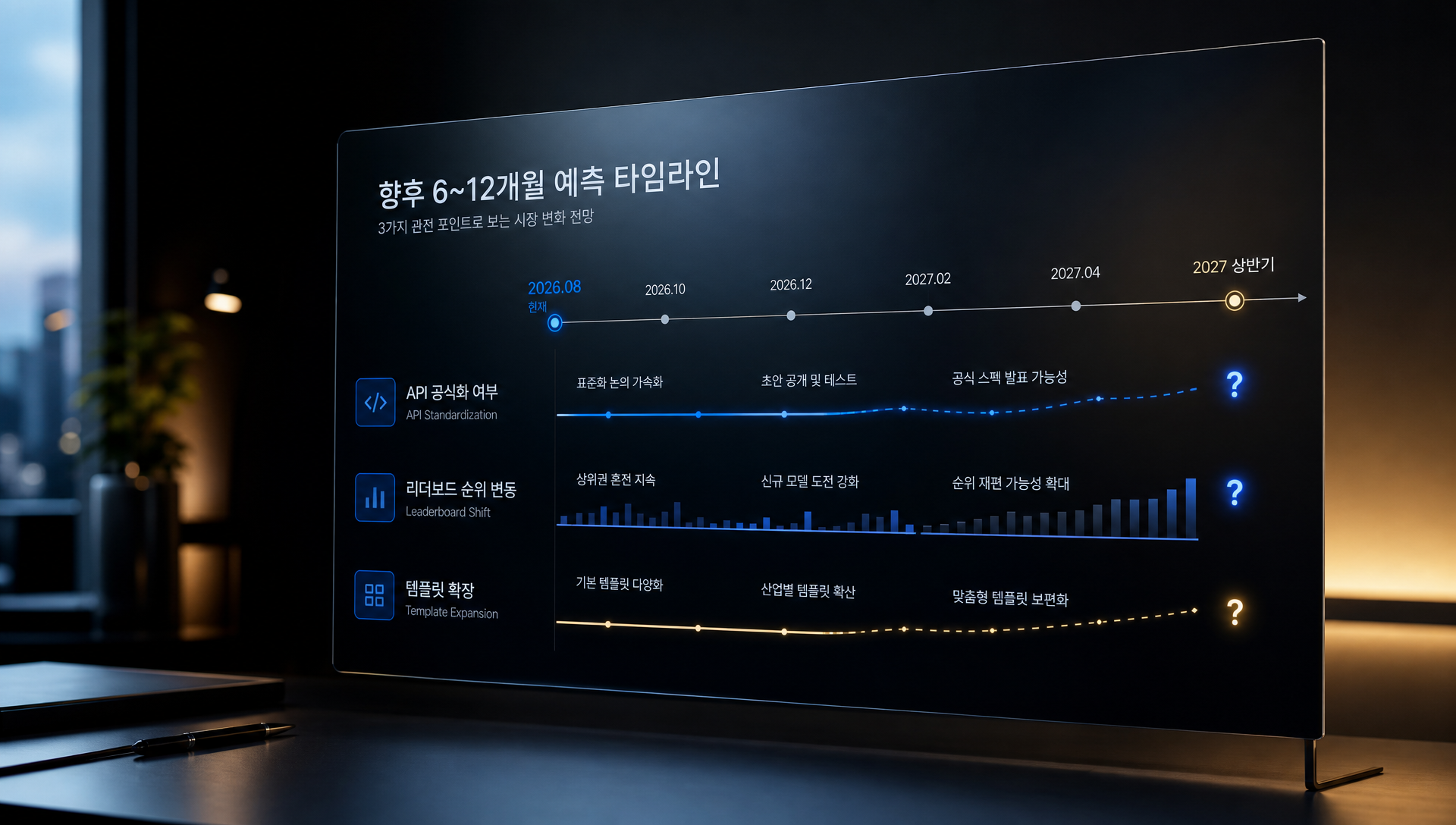 6개월-12개월 기술 발전 및 시장 변화 예측 분석