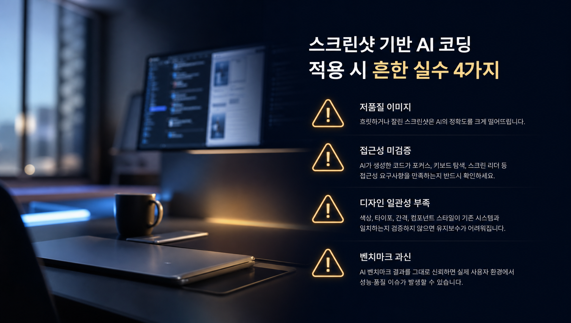 스크린샷에서 웹 UI 생성까지의 5단계 실무 가이드 프로세스