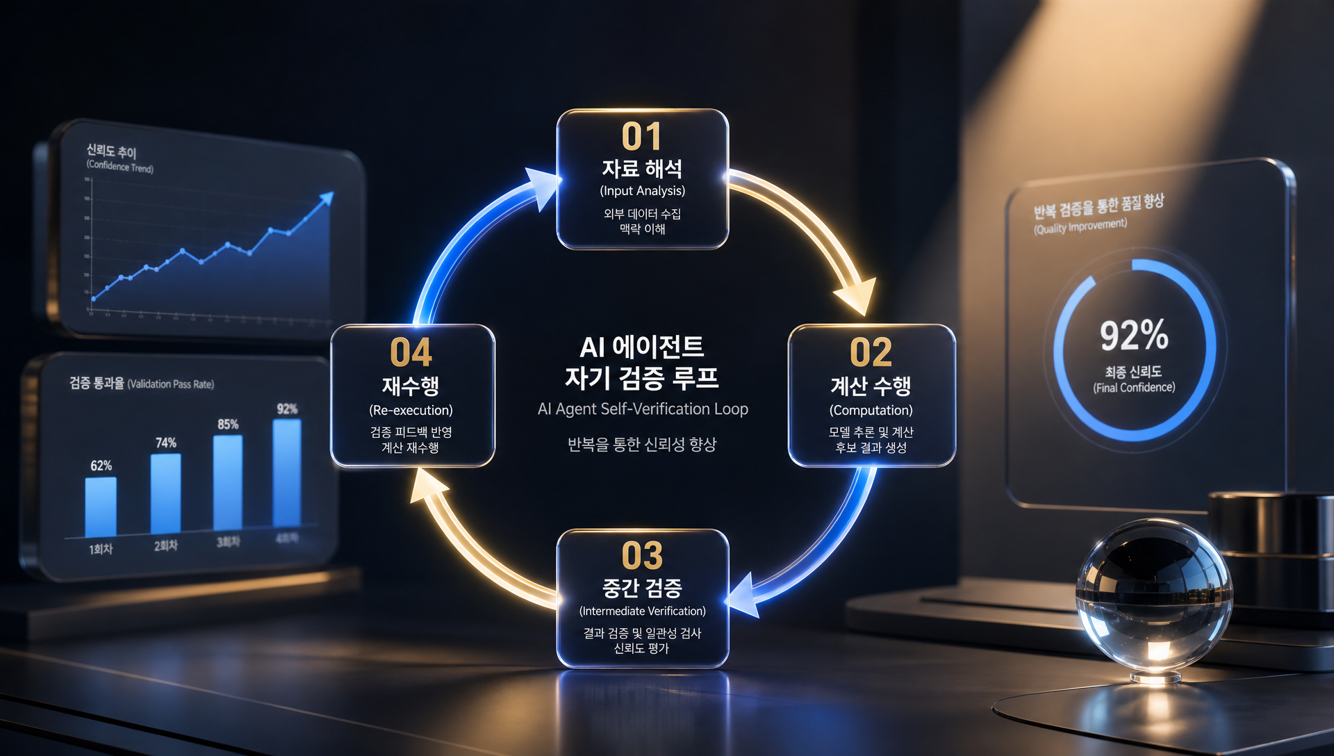 에이전트 반복 신뢰성 및 일관성 강화 기술 설명