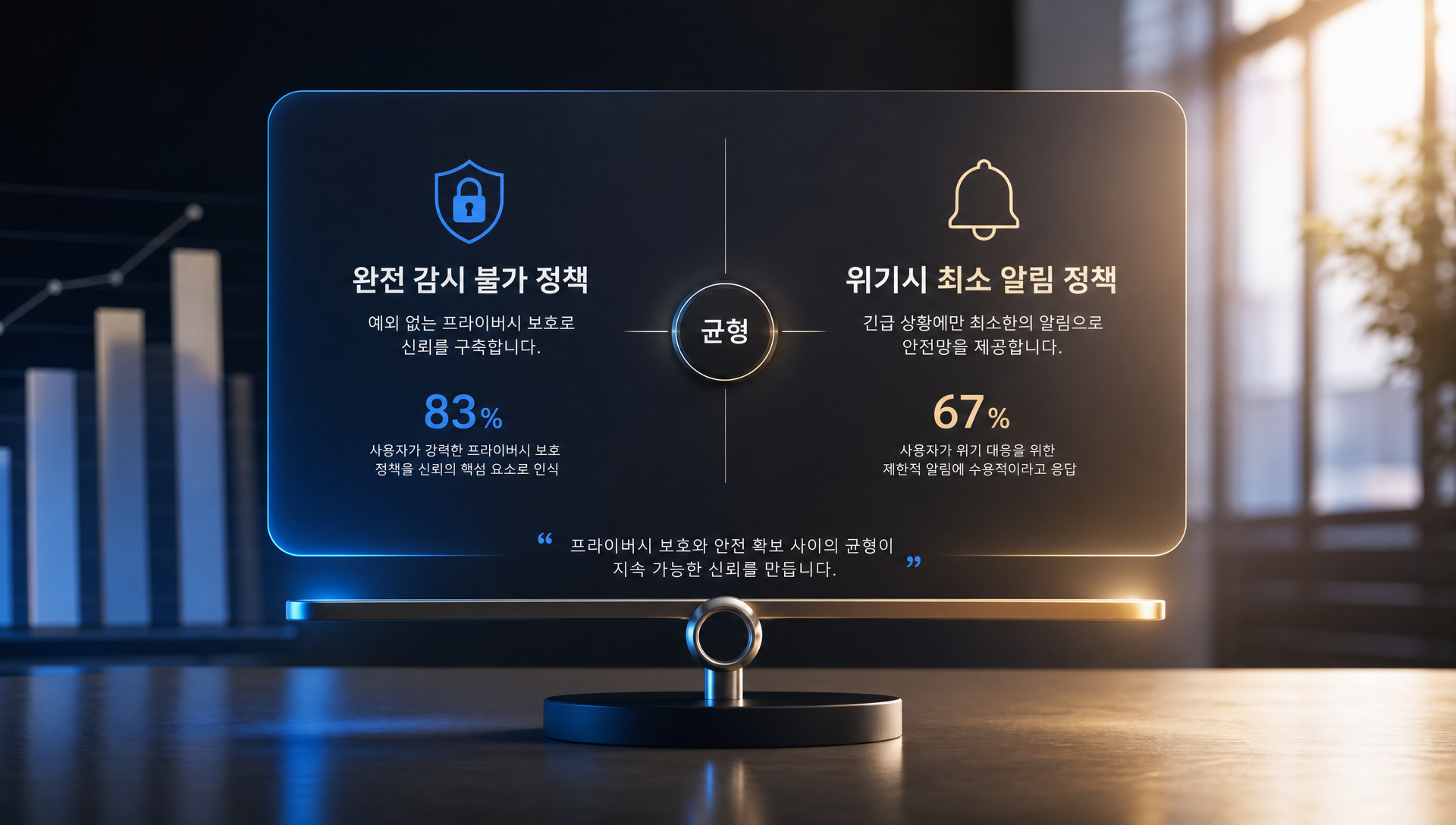 프라이버시와 안전 균형 사이에서의 기술적 설계 절충점