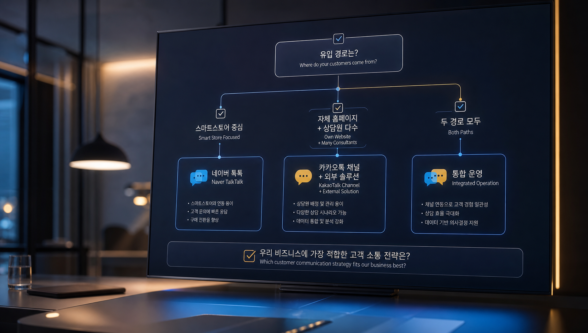 상담 채널 선택 단계별 도입 프로세스 정리