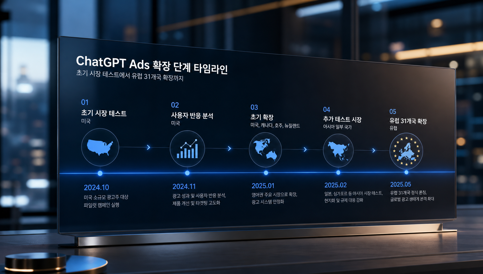 유럽 Go 요금제 월 7.99유로 가격 및 광고 노출 구조 설명 차트
