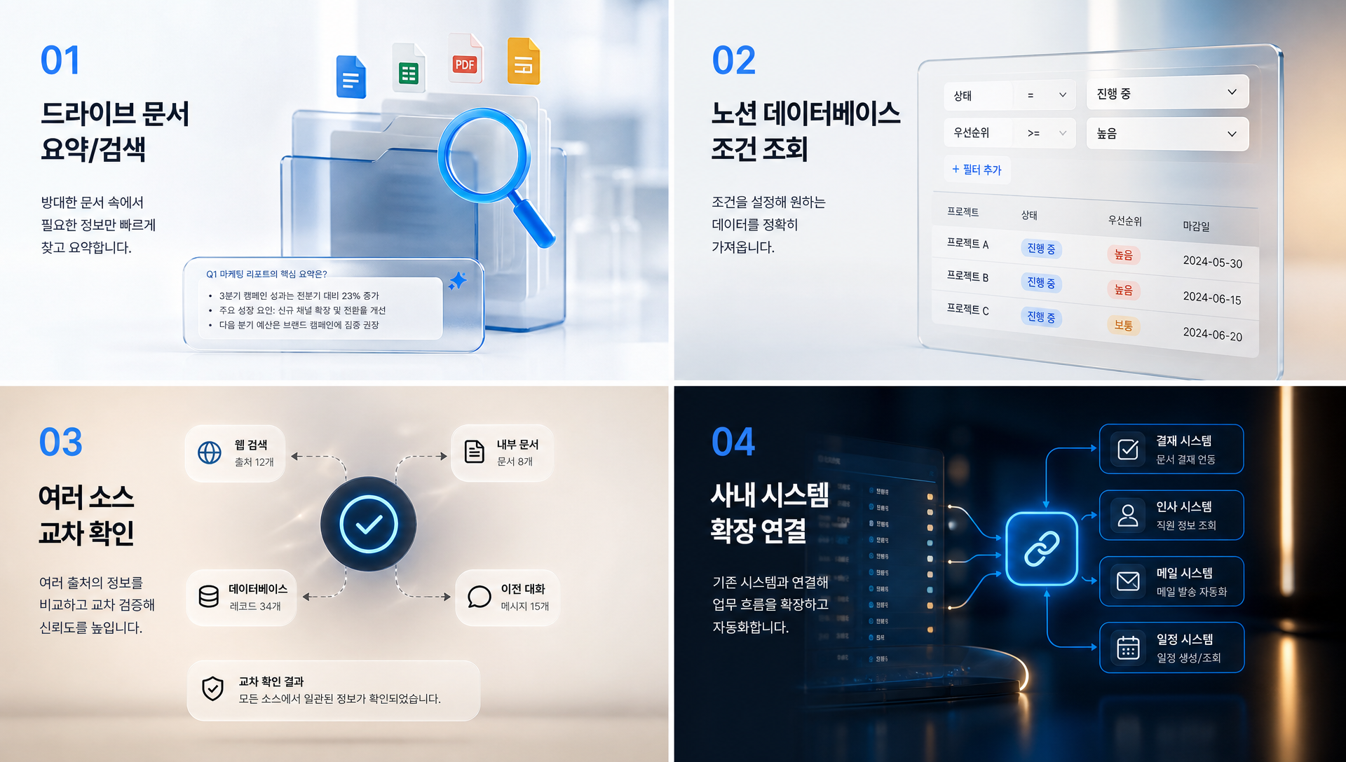 연결된 커넥터로 실무에 활용하는 예시