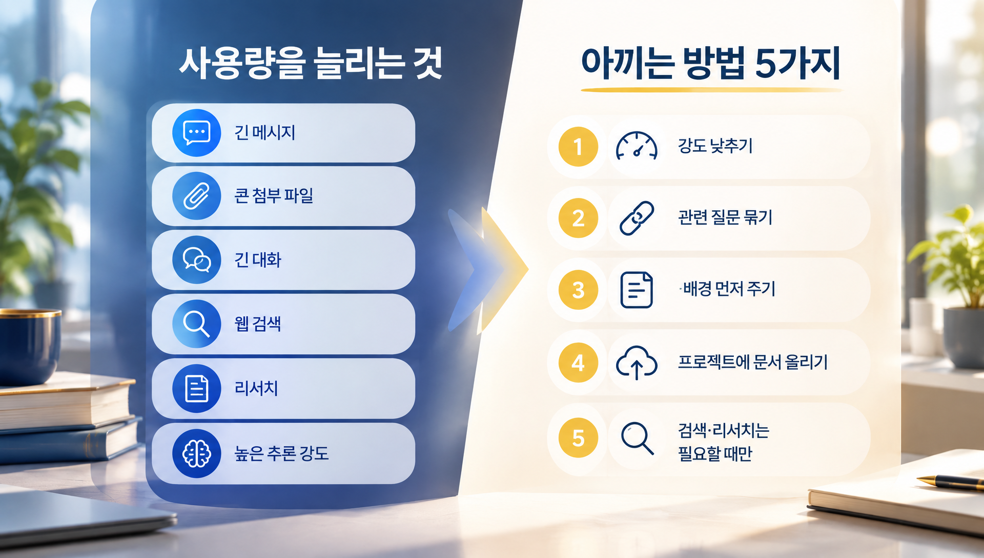 클로드 앱 Usage 설정 화면에서 5시간 세션 한도와 주간 한도 사용량 현황 표시