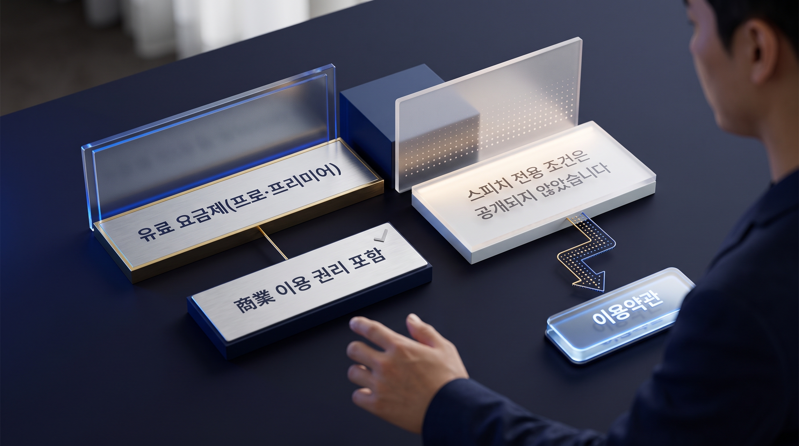 상업 이용 조건 확인 체크리스트 및 이용약관 검토 항목