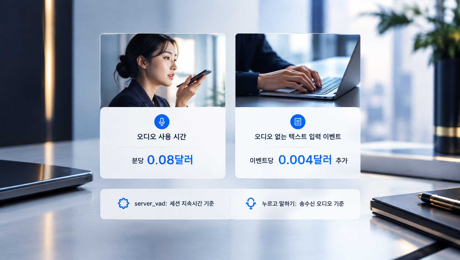 Grok Voice 3.0 API 요금 체계 비교 - 오디오 사용 시간과 입력 방식별 청구 구조