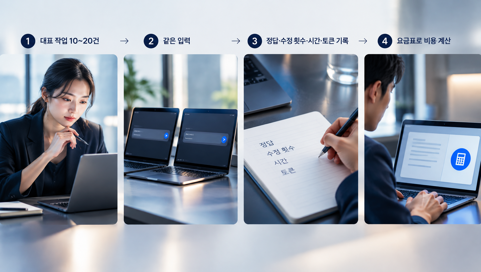모델 도입 전 직접 시험하기 위한 4단계 실행 절차 가이드