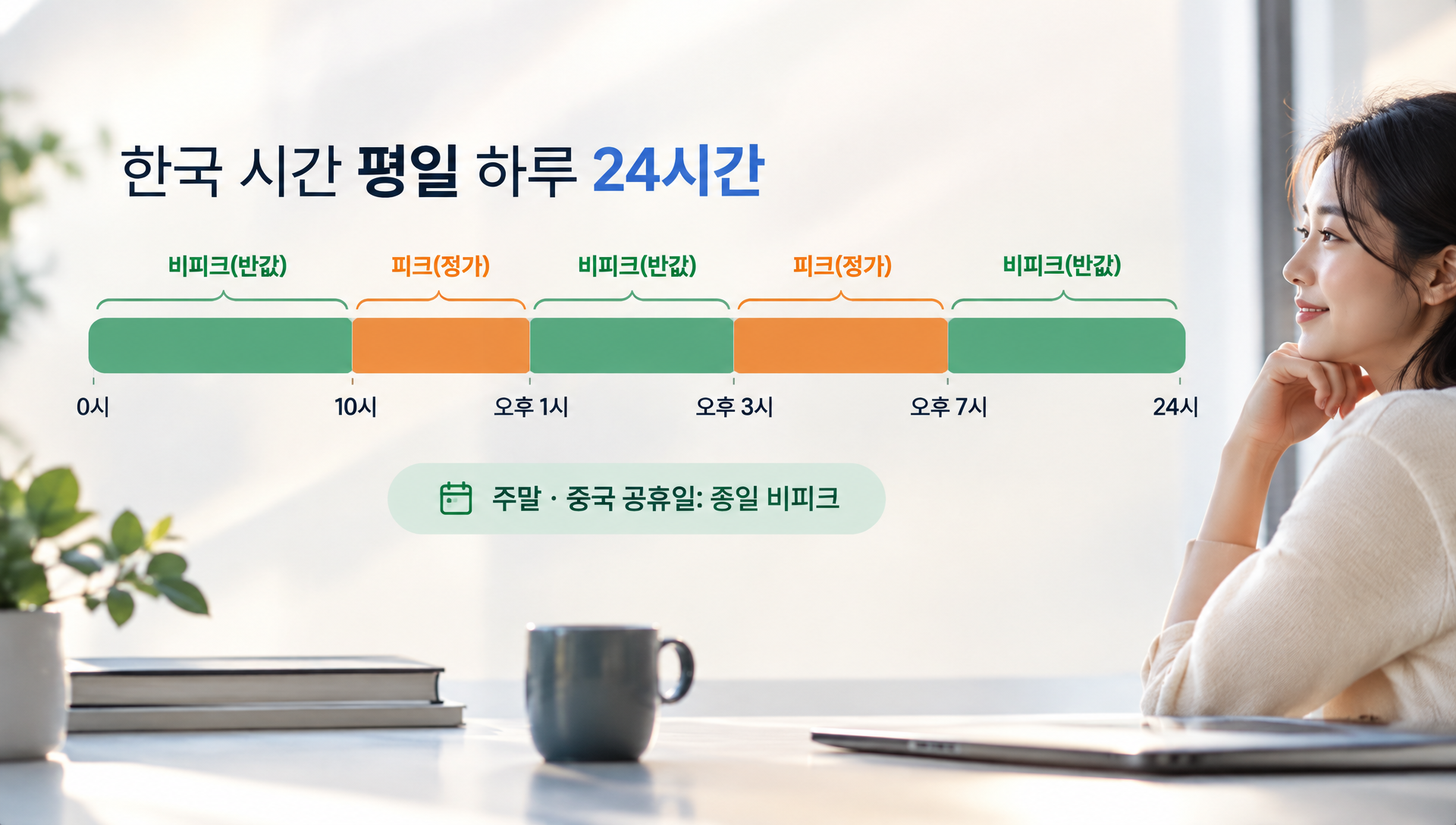 한국 시간 기준 딥시크 API 피크 및 비피크 시간대 안내