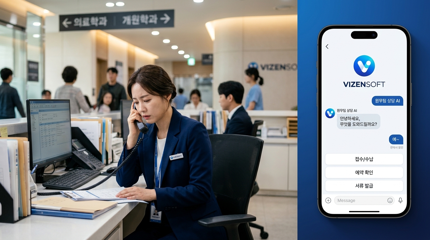 병원 AI챗봇 도입으로 야간 전화 문의 자동 응답 시스템 구현 사례