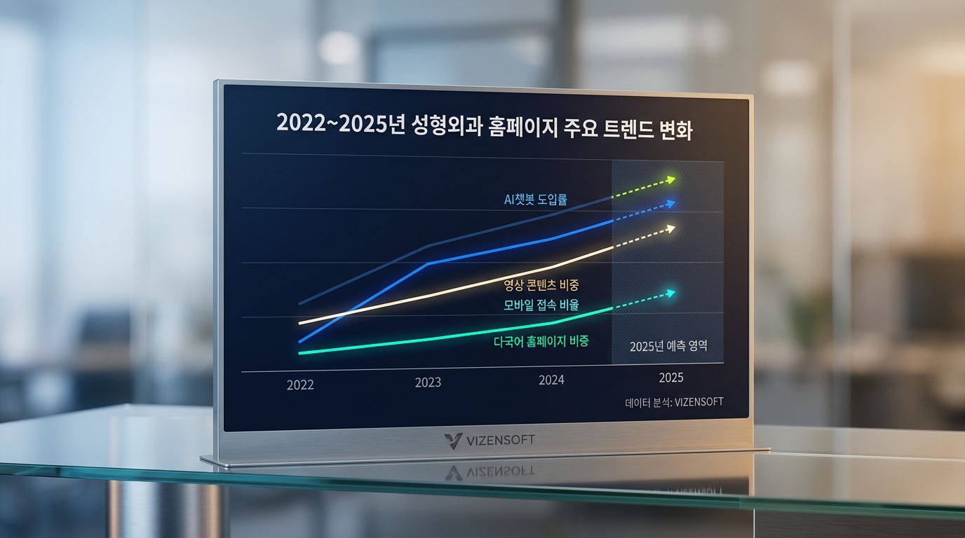 AI 챗봇 도입과 영상 콘텐츠 중심 성형외과 웹사이트 트렌드