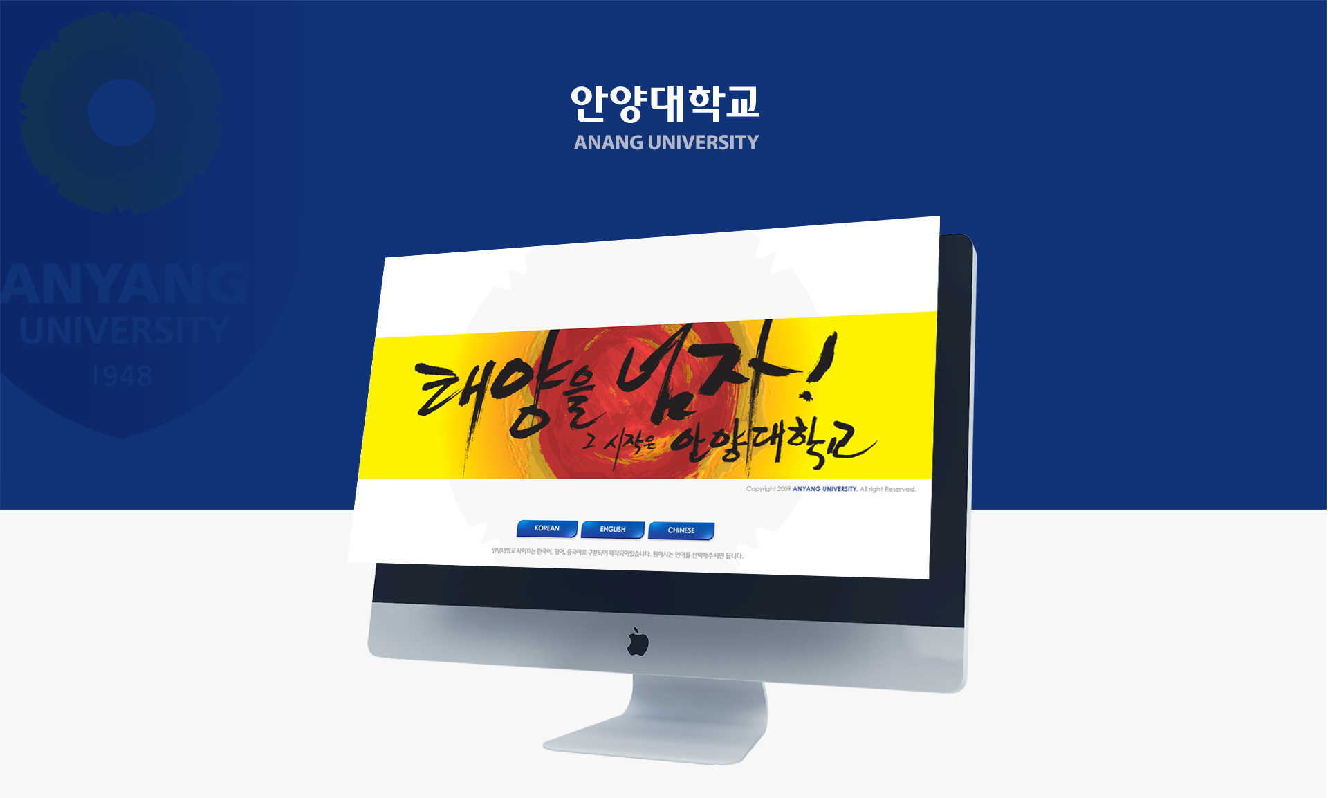 안양대학교 홈페이지제작