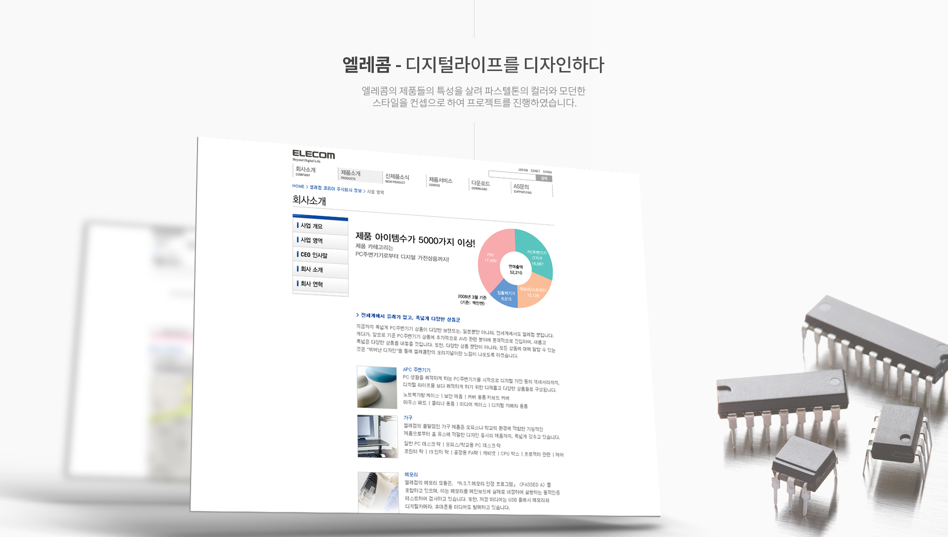 엘레콤코리아 홈페이지제작업체