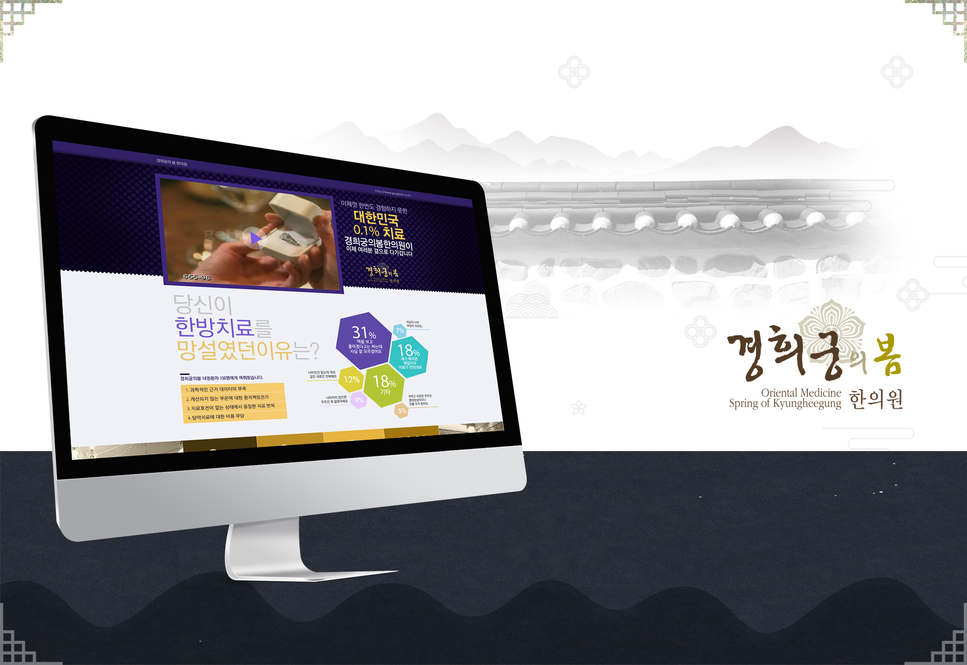 경희궁의봄한의원 홈페이지제작