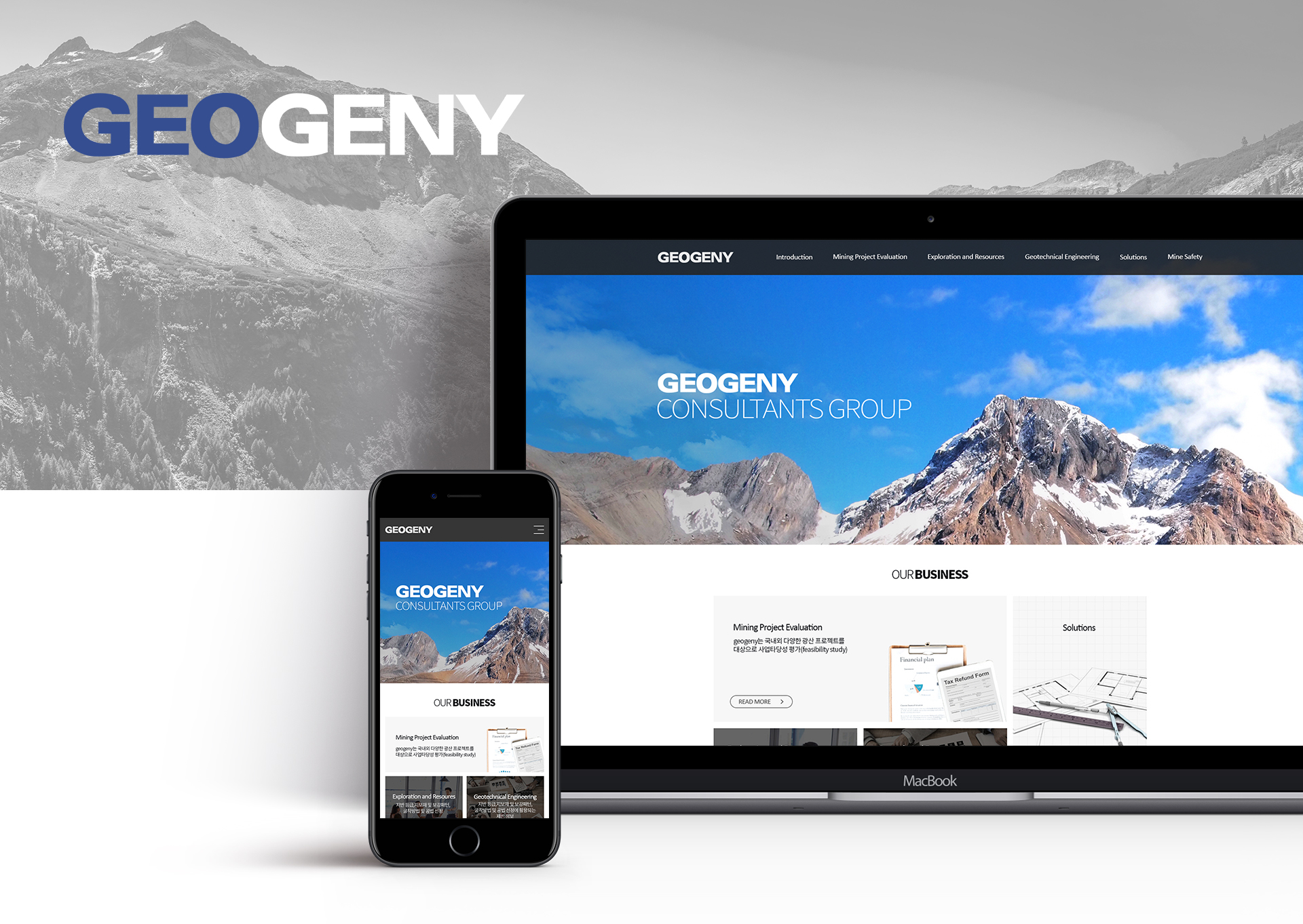 지오제니 컨설턴트 홈페이지제작