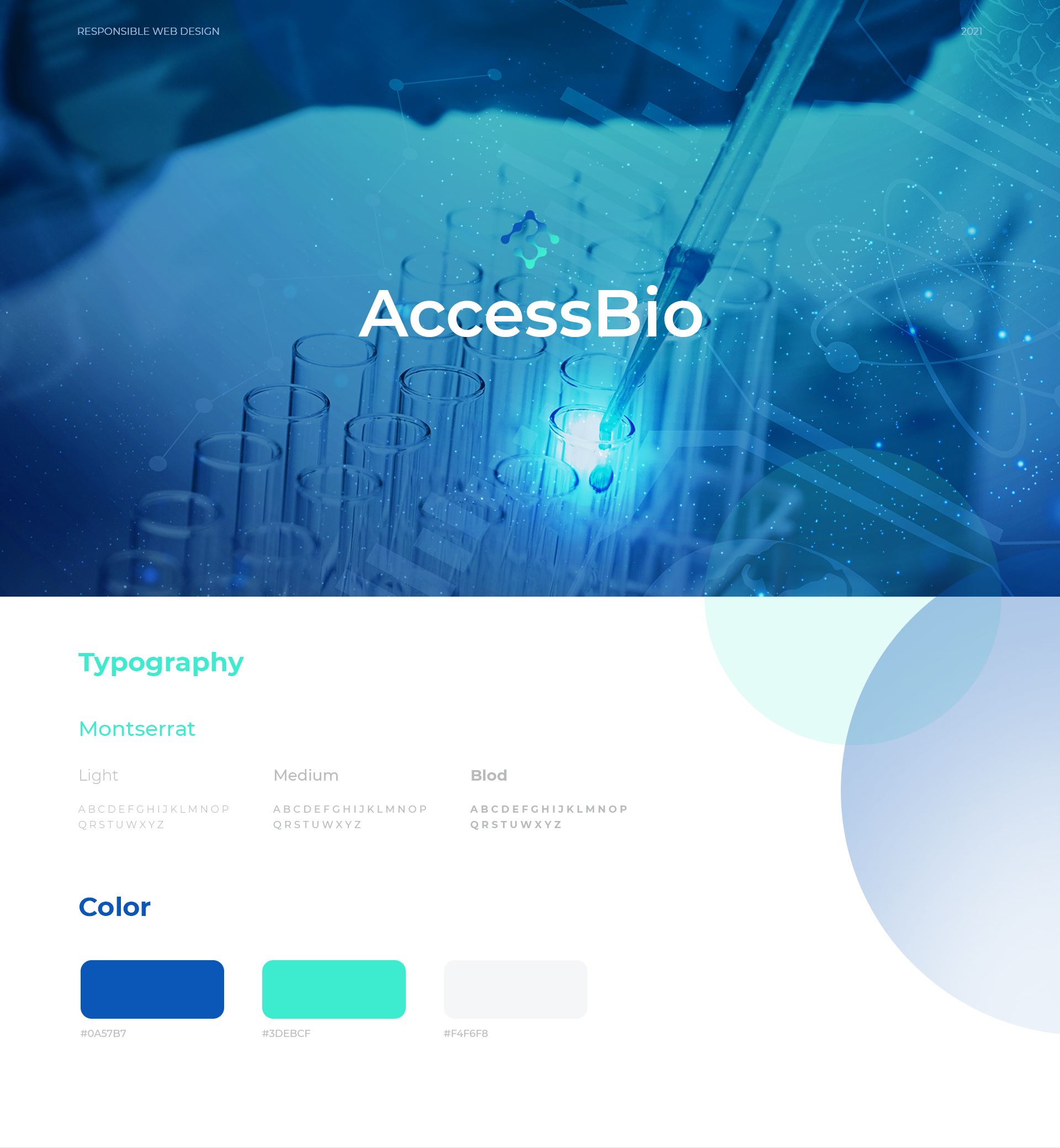 엑세스바이오 랜딩페이지제작