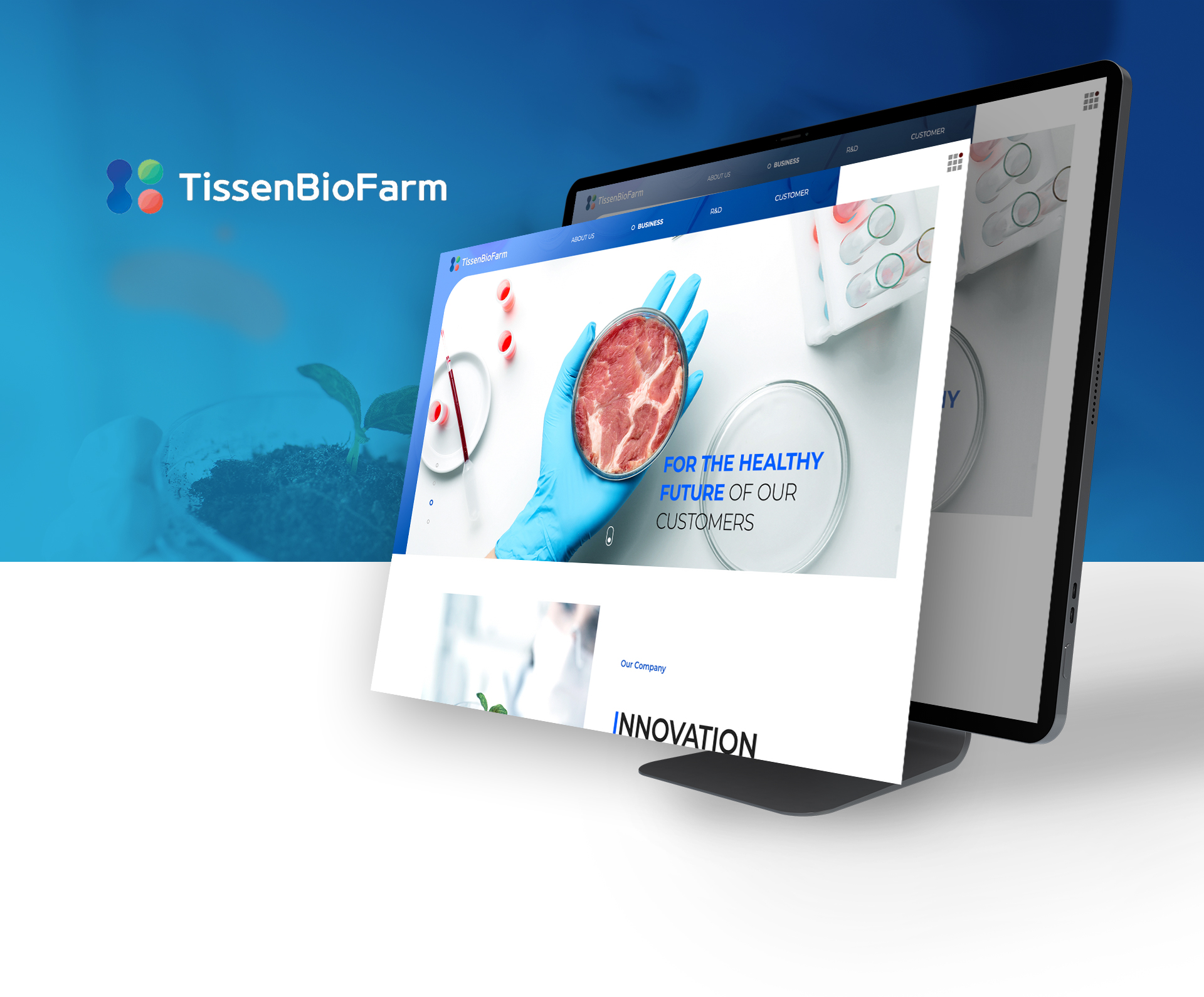 티센바이오팜 홈페이지제작