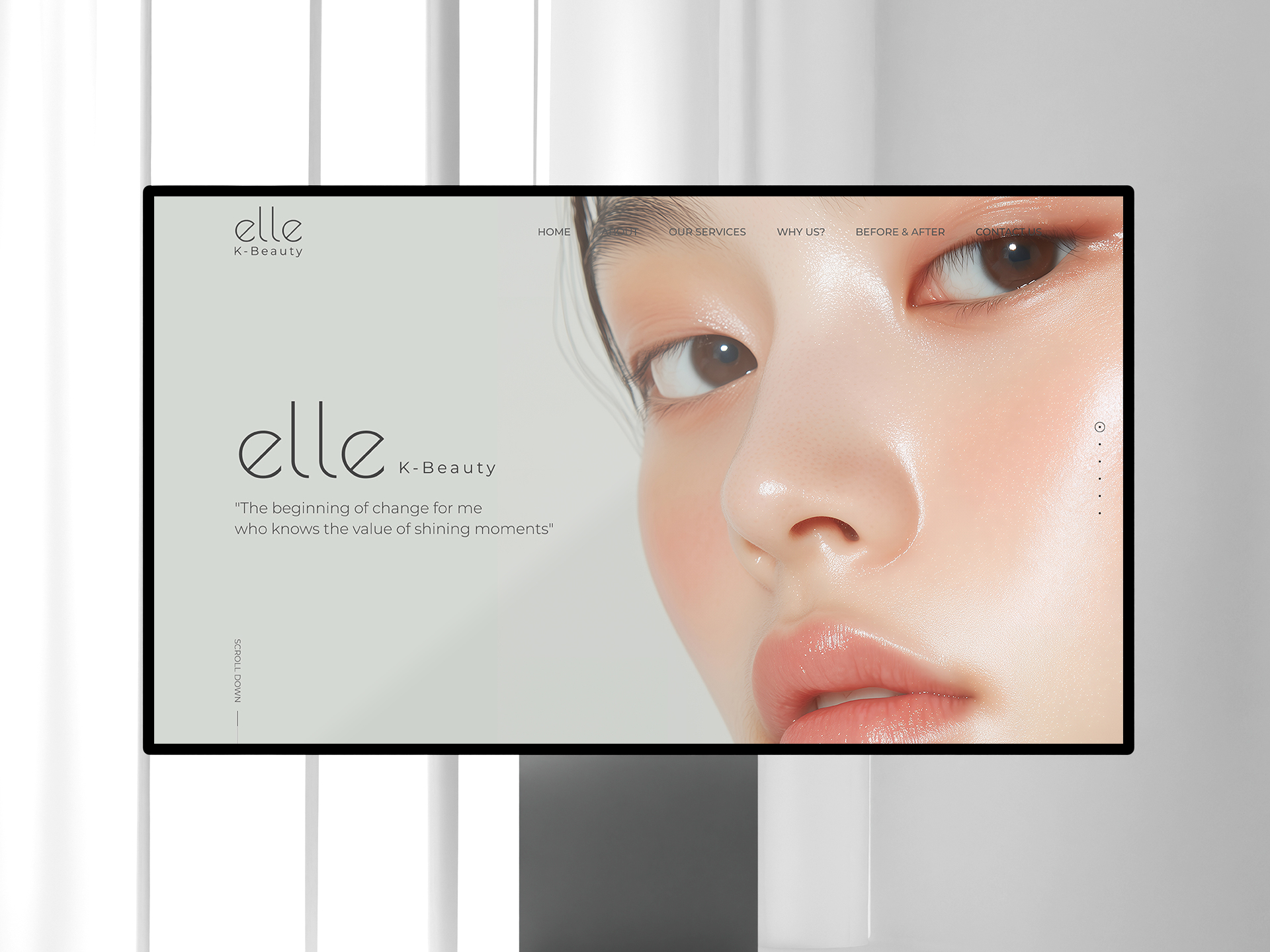 김지나 성형 에이전시 랜딩페이지제작