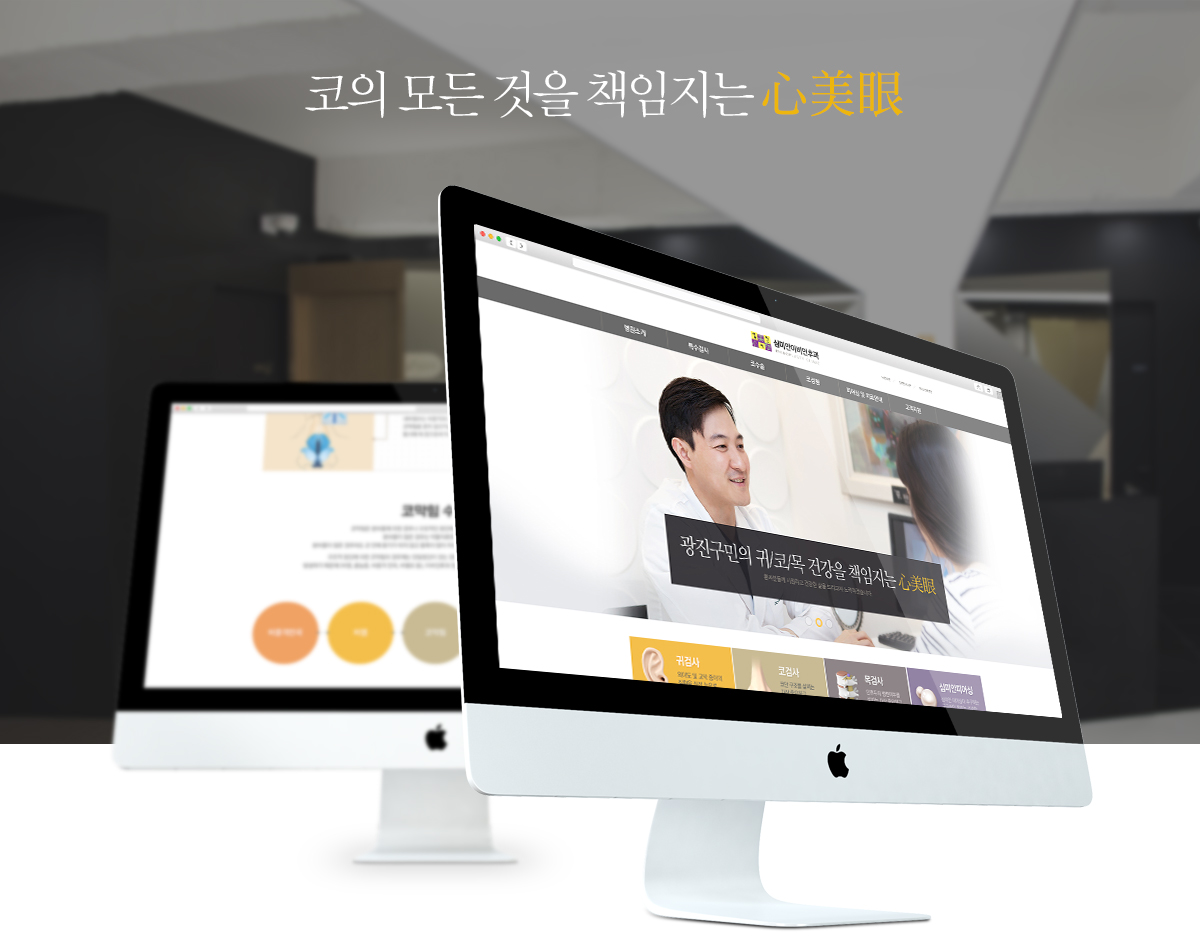 심미안이비인후과 홈페이지제작