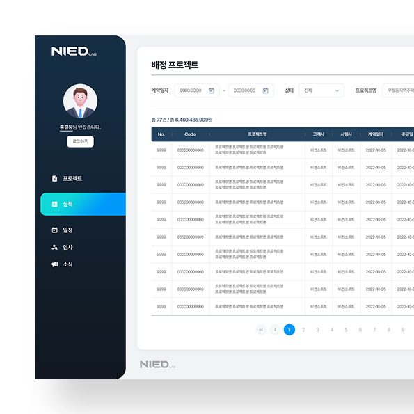 니드랩 업무관리시스템