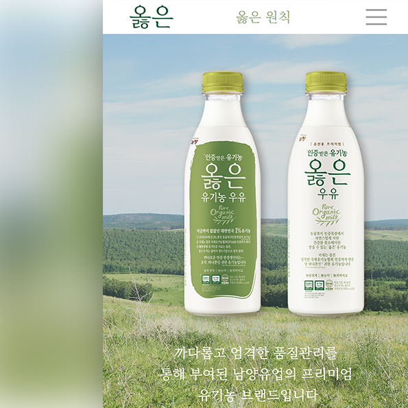 1-1company, 남양유업 랜딩페이지제작